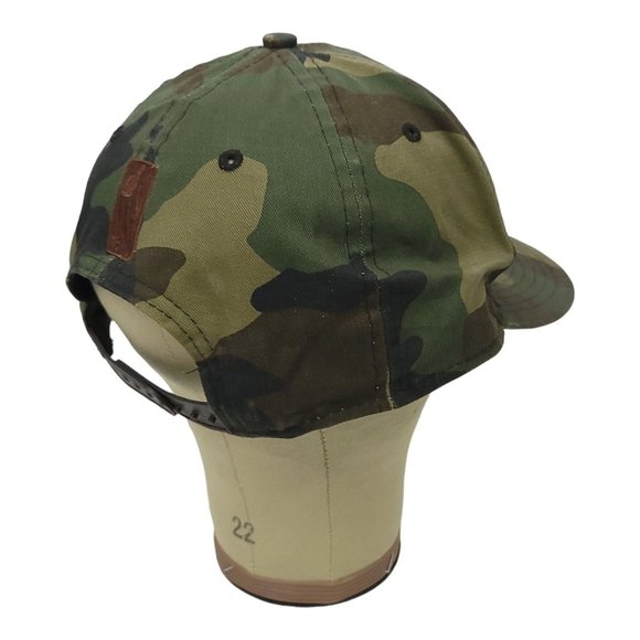 New Era 9Fifty Cleveland Cavaliers Camo Snapback Cap Trucker Basketball NBA Hat - Picture 9 of 12